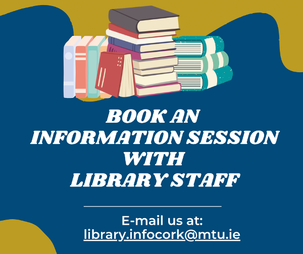 Did you know that you can contact us to arrange a library resources information session?