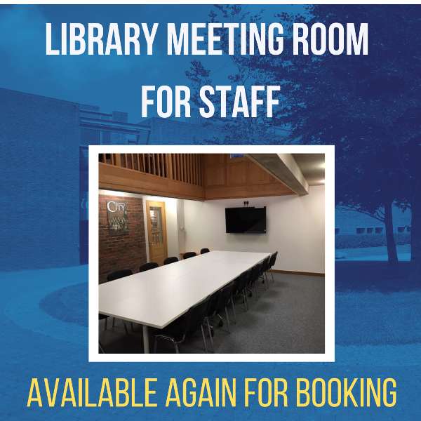 MTU Bishopstown Campus Library Coference Room available for booking.