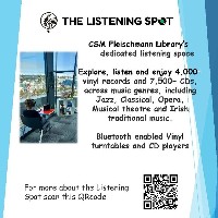 Listening Spot resource for staff and students now available in CSM Library