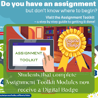Did you know that students now receive a digital badge on completion of Assignment Toolkit modules?