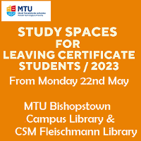 Applications now open for 2023 Leaving Certificate Student Study Access: