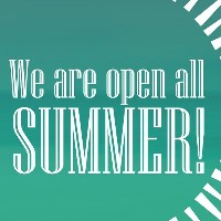 Summer opening times: